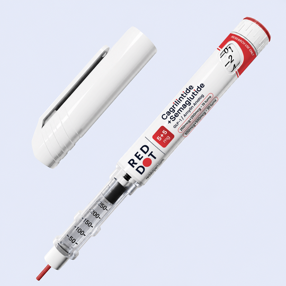 Cagrilintide + Semaglutide — research peptide vial
