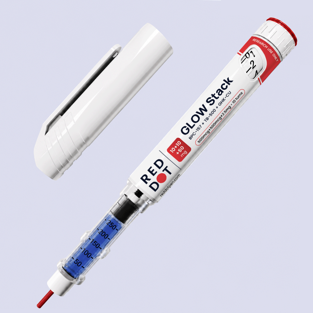 GLOW Stack — research peptide vial