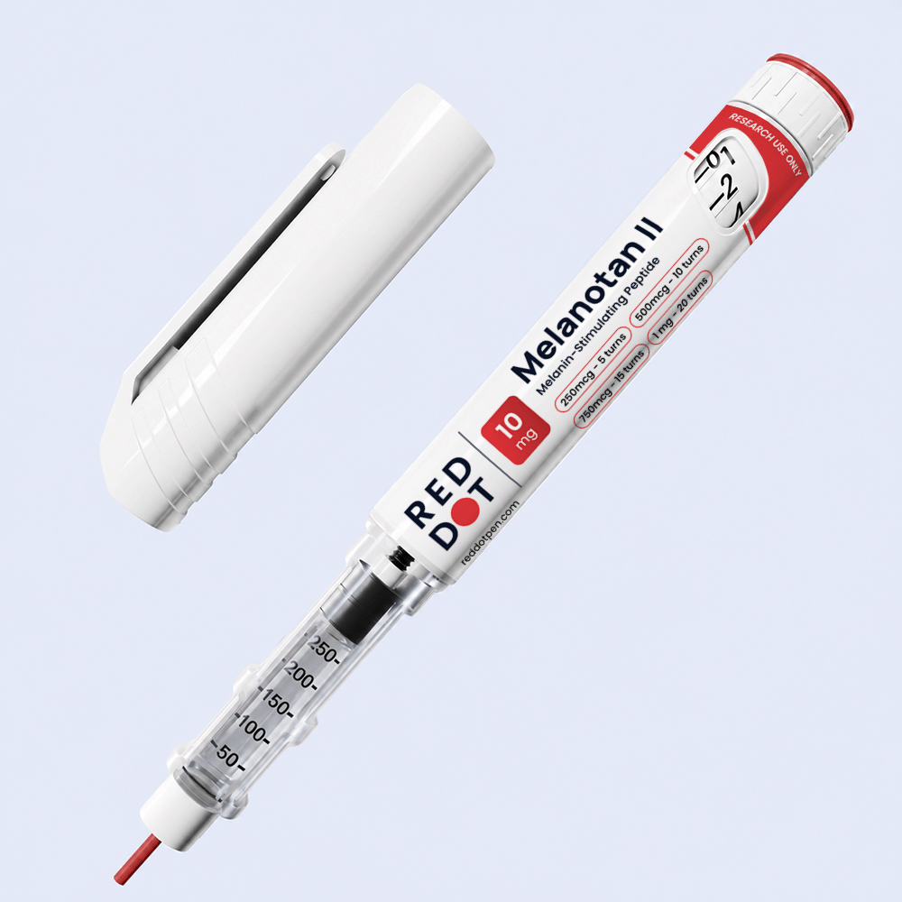 Melanotan II — research peptide vial